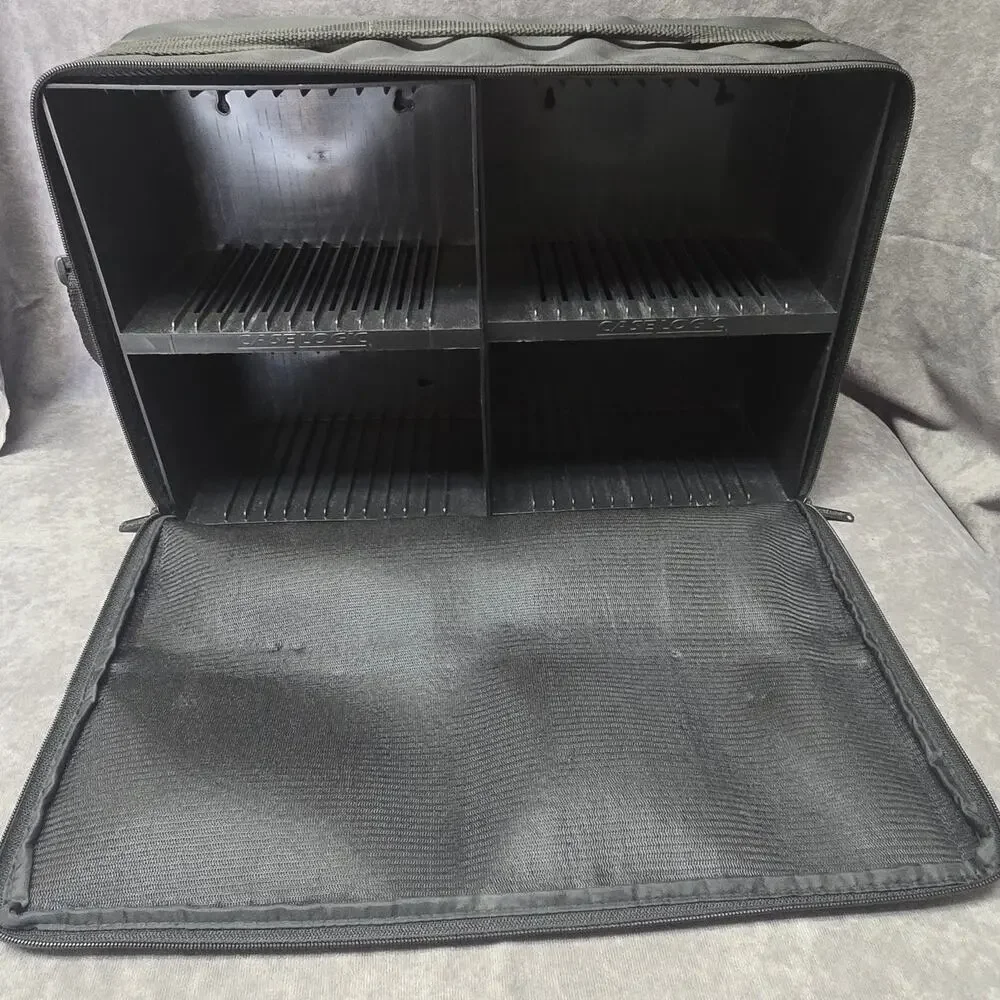 Case Logic CD Jewel Case Holder Removable Mountable Tray Travel Hand Bag 60 CD's